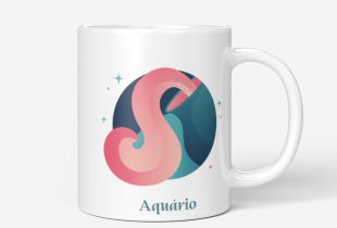 Caneca Signo Aquário intro